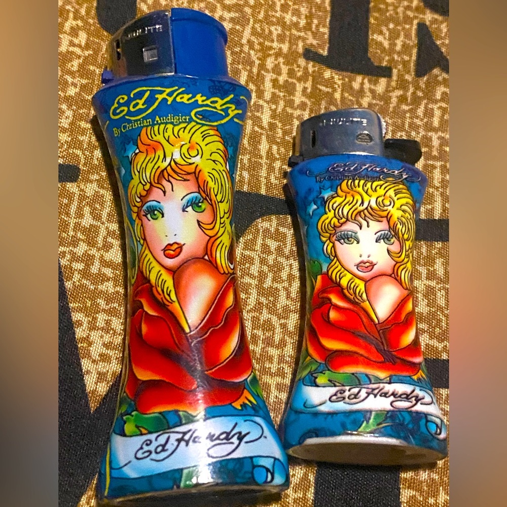Ed hardy refillable lighters